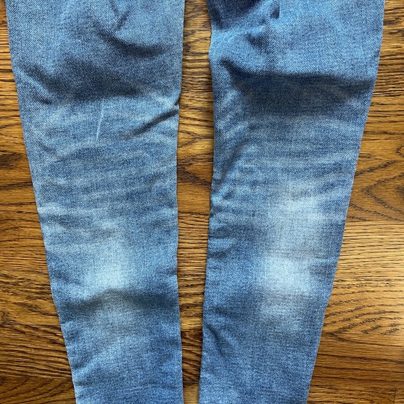 Crewcuts Kids Distressed Denim Jeans Elastic Waistband Size 8/10 - Picture 7 of 9